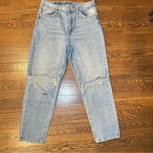 Wild Fable Light Blue Distressed Ankle Jeans